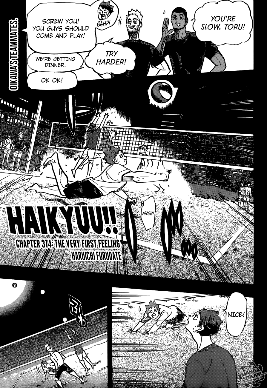 Haikyuu!!, Chapter 374 image 01